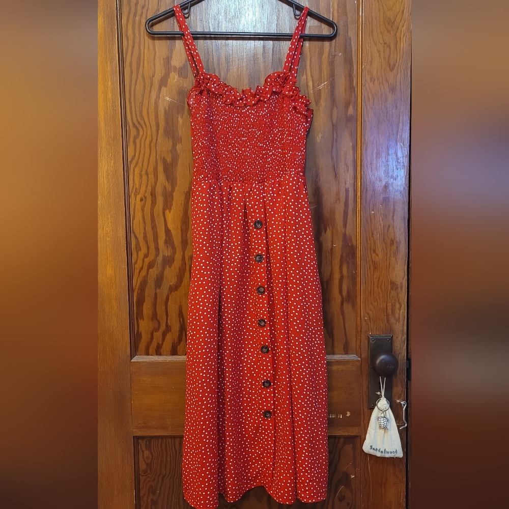Lightweight red sundress